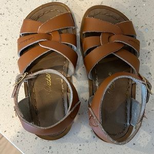 Brown saltwater sandals